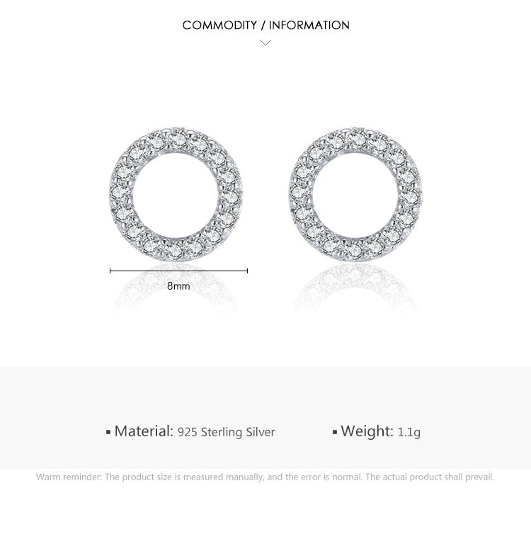 Simple Round Elegant Earrings - RawaJewels