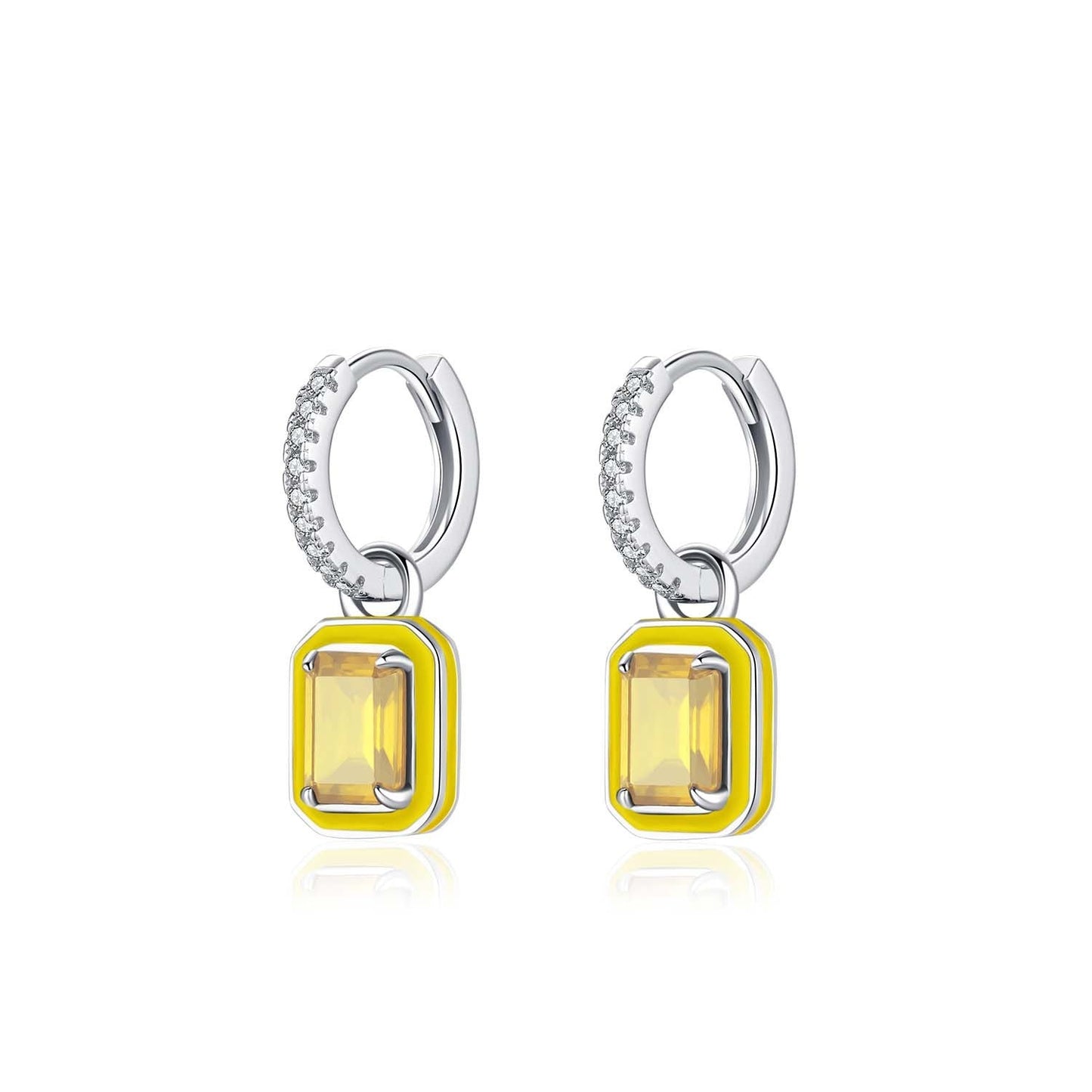 Shades Colorful Hoop Earrings