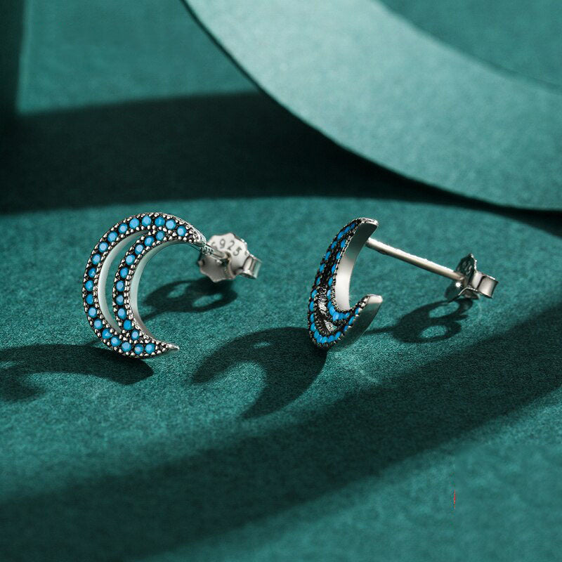 Blue Moon Earrings - RawaJewels
