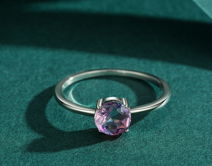 Round Candy Tourmaline Ring - RawaJewels