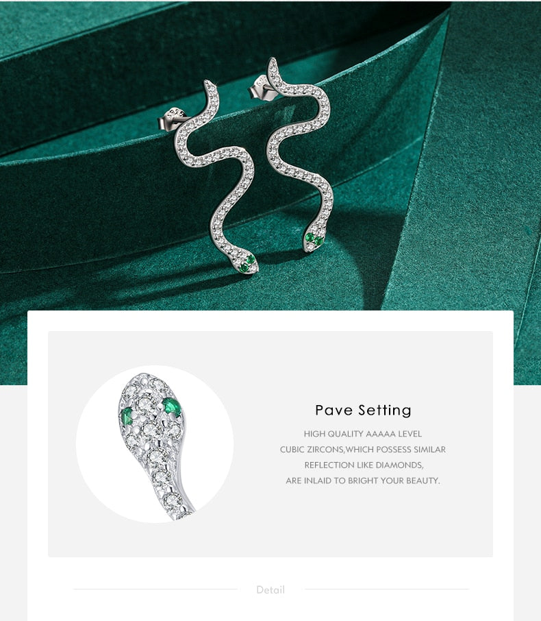 The Snake Rings, Bracelet & Earrings Jewelry Set - RawaJewels