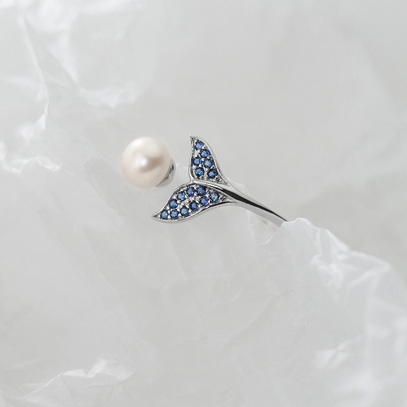 Pearl Mermaid Tail Ring