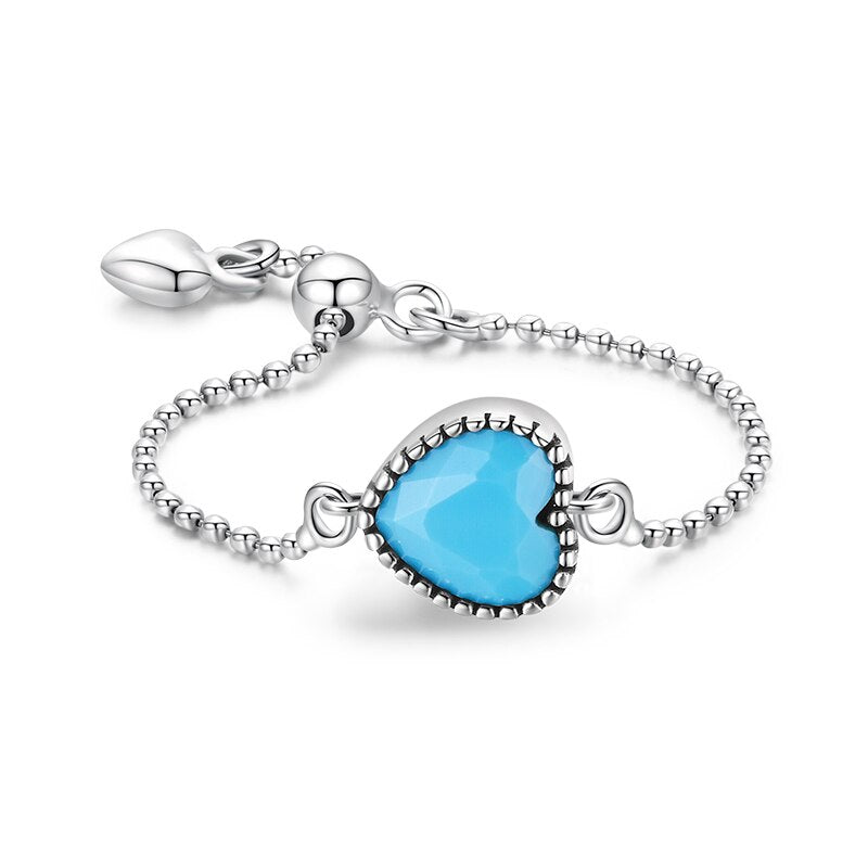 Turquoise Adjustable Ring - RawaJewels