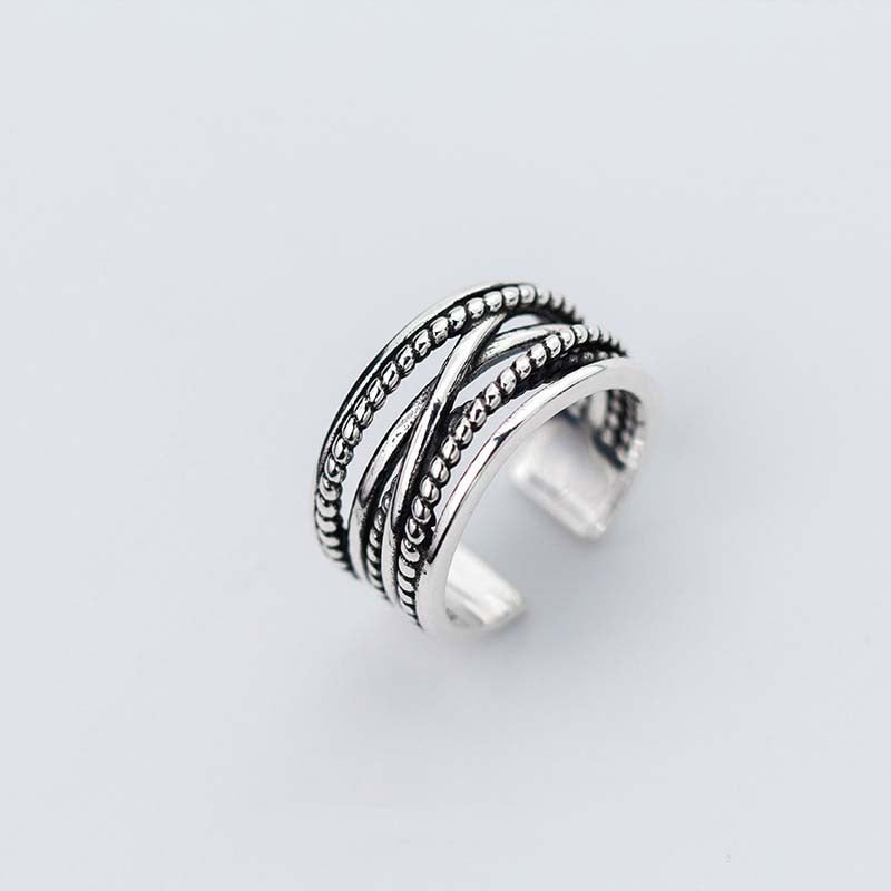 Vintage Layered Line Ring