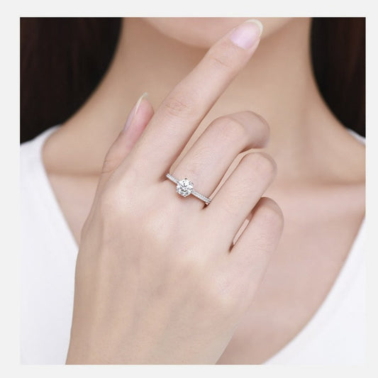 Be-The-First Moissanite Ring