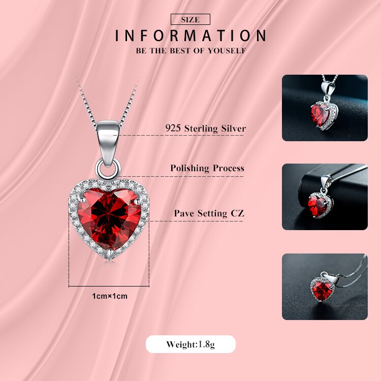 Red Heart Necklace