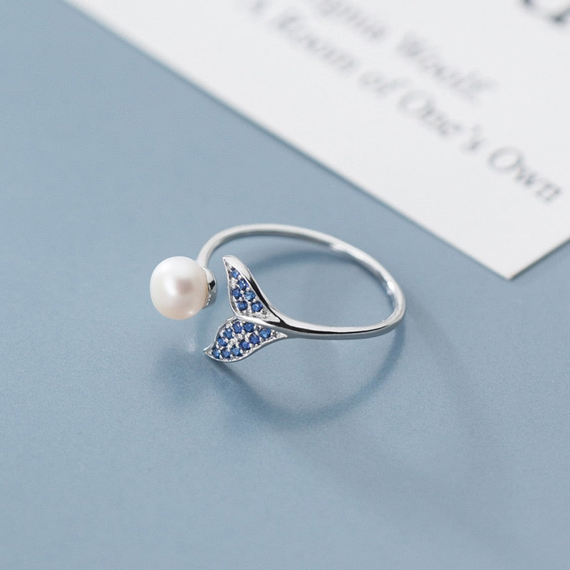 Pearl Mermaid Tail Ring