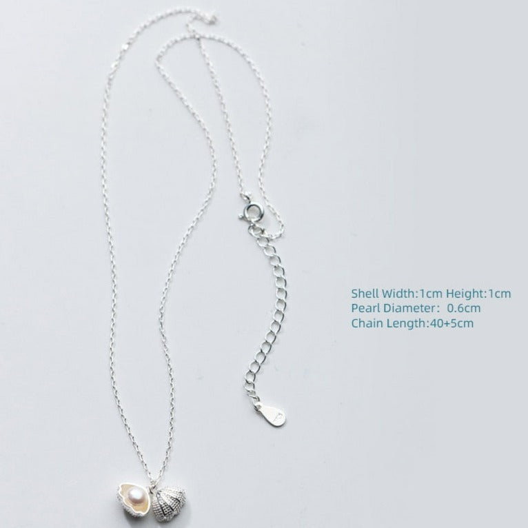 Natural Freshwater Pearl Shell Necklace