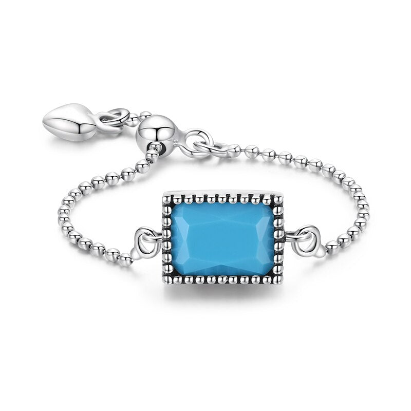 Turquoise Adjustable Ring - RawaJewels