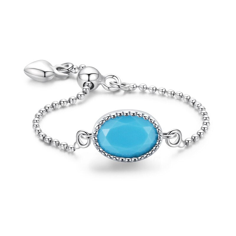Turquoise Adjustable Ring - RawaJewels