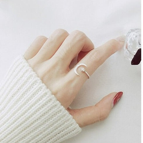 Star Moon Ring