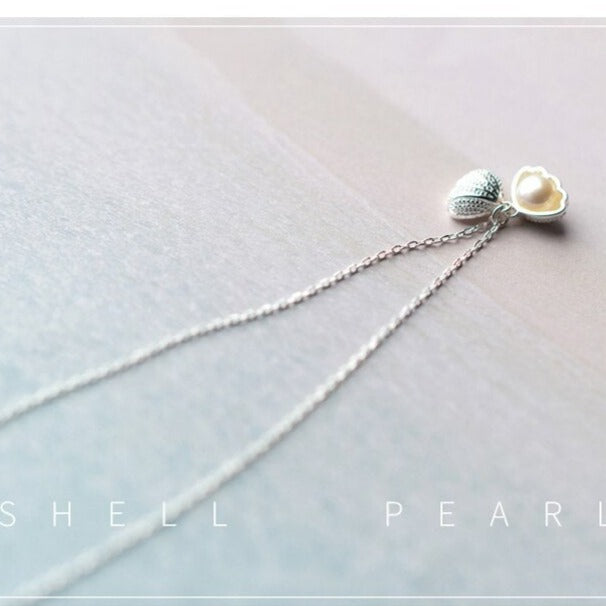Natural Freshwater Pearl Shell Necklace