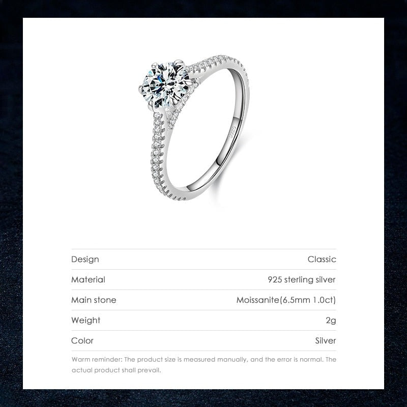 Be-The-First Moissanite Ring