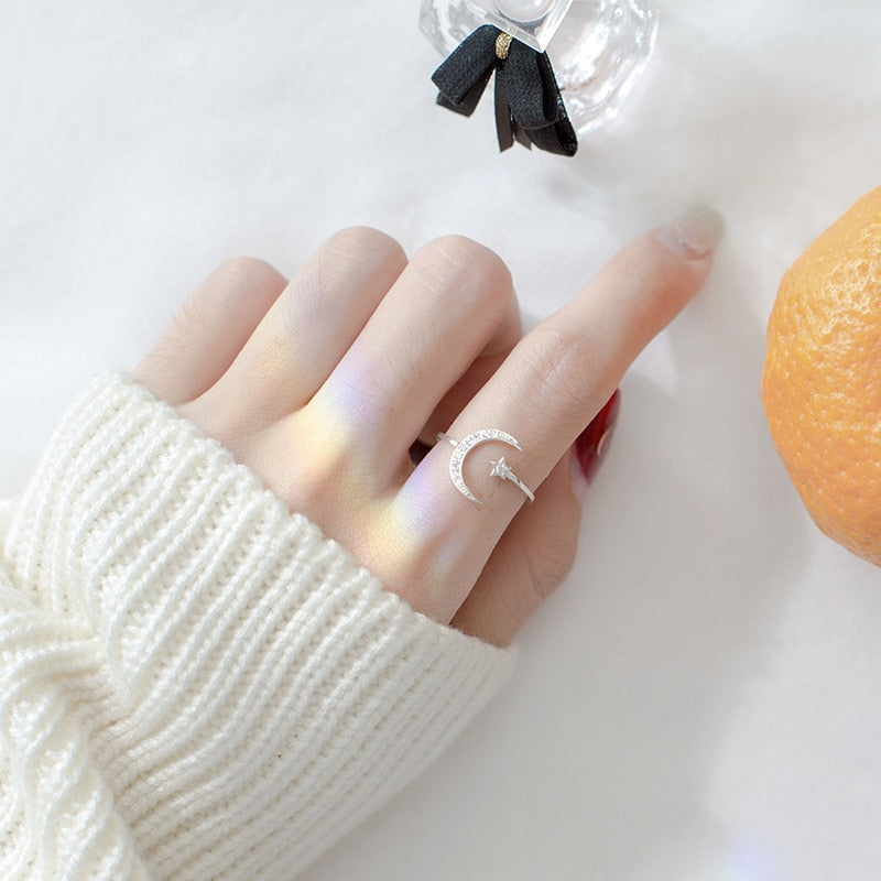 Star Moon Ring
