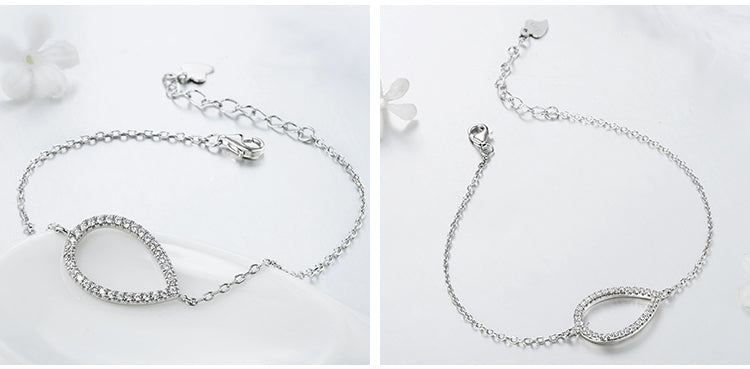 Water Drop Charm Bracelet - RawaJewels