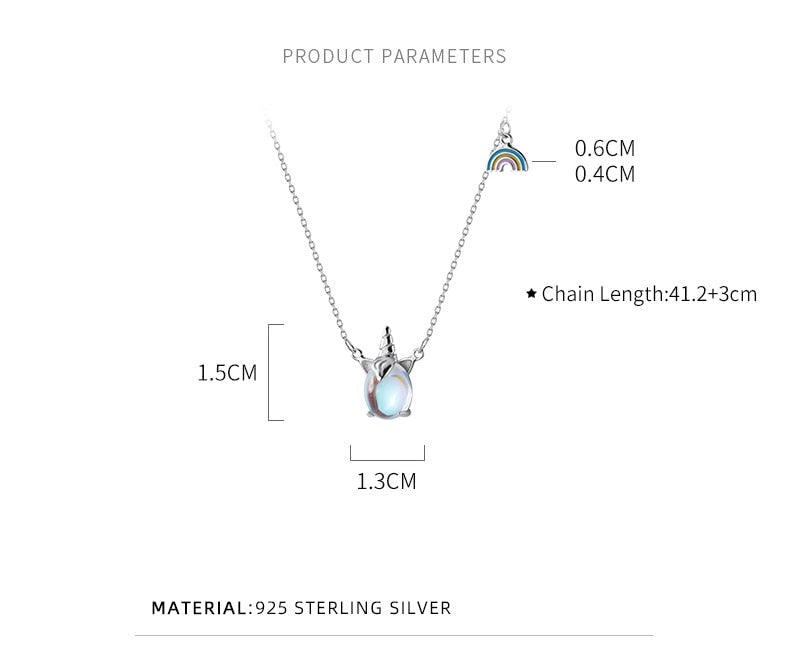 Dream Unicorn Rainbow Necklace - RawaJewels