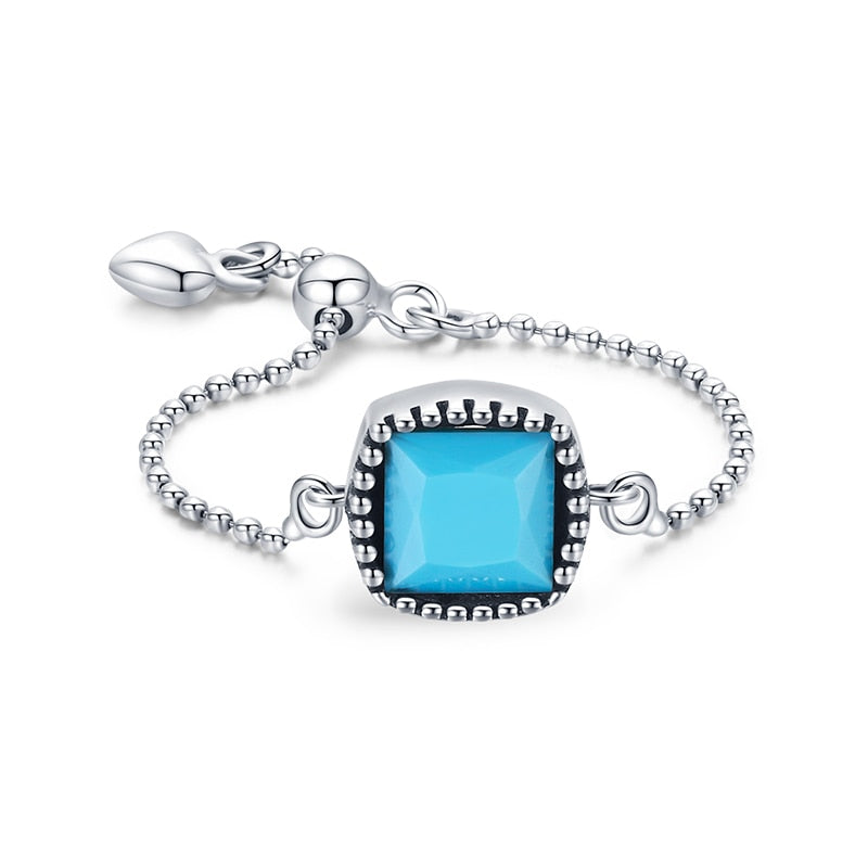 Turquoise Adjustable Ring - RawaJewels