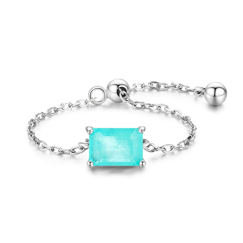 Tourmaline Adjustable Rings