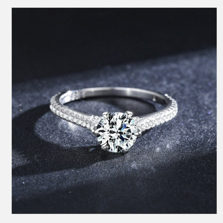 Be-The-First Moissanite Ring