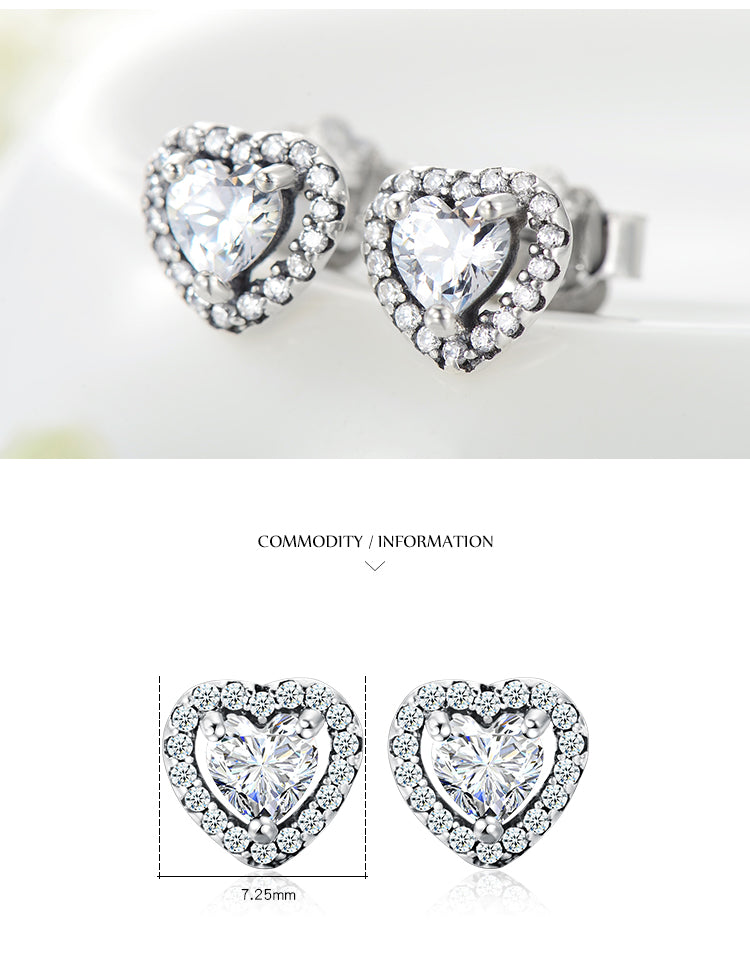 Small Heart Earrings - RawaJewels
