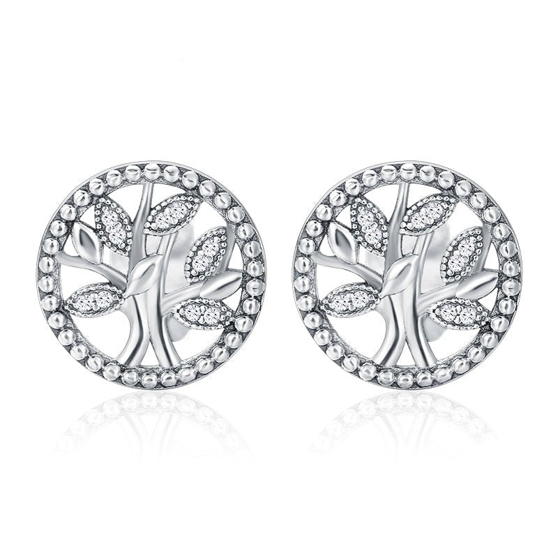 Tree Of Life Stud Earrings - RawaJewels