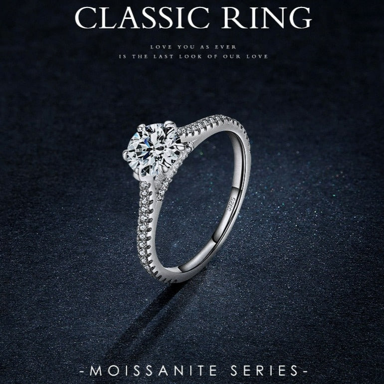 Be-The-First Moissanite Ring