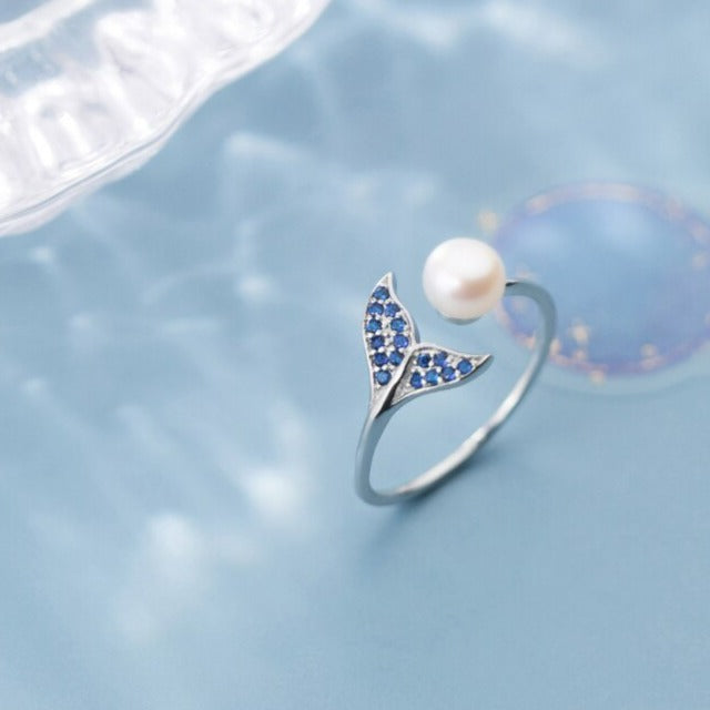 Pearl Mermaid Tail Ring