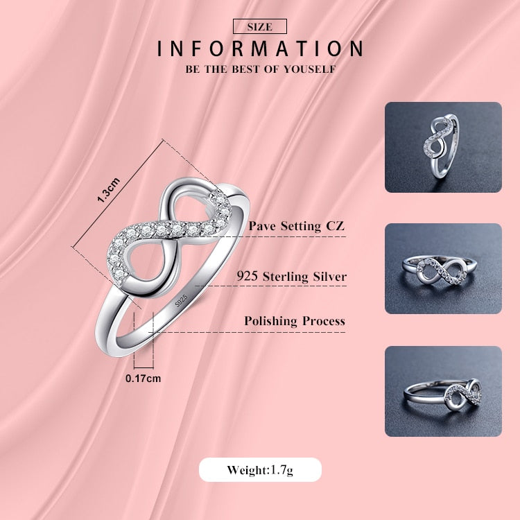 Infinity Love Ring(With Description Letter)