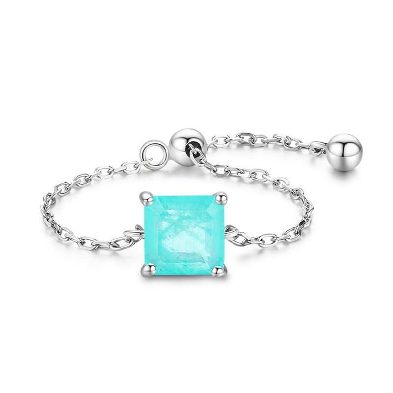 Tourmaline Adjustable Rings