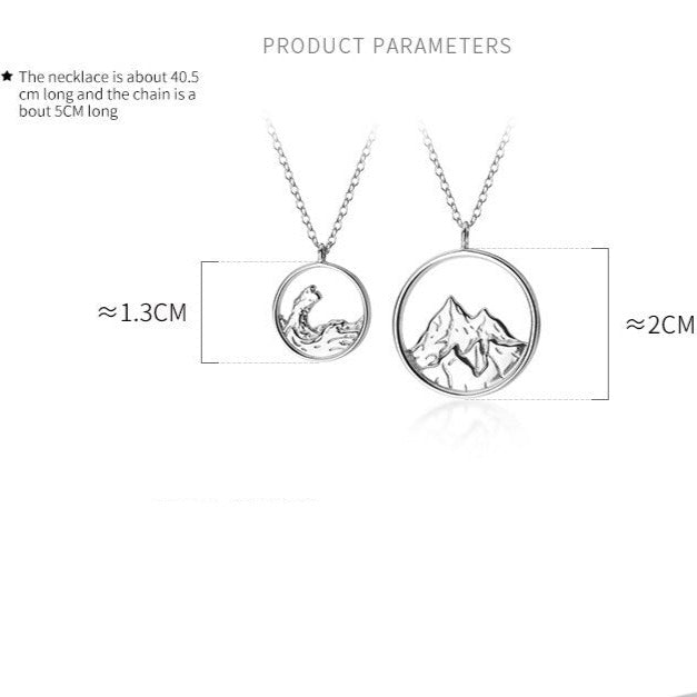 Mountain Sea Necklace