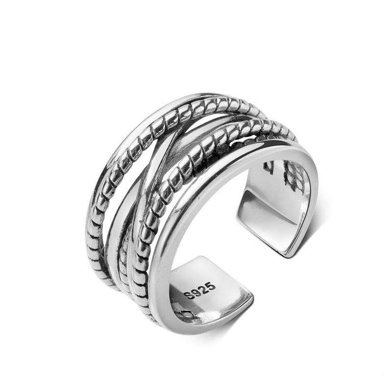 Vintage Layered Line Ring