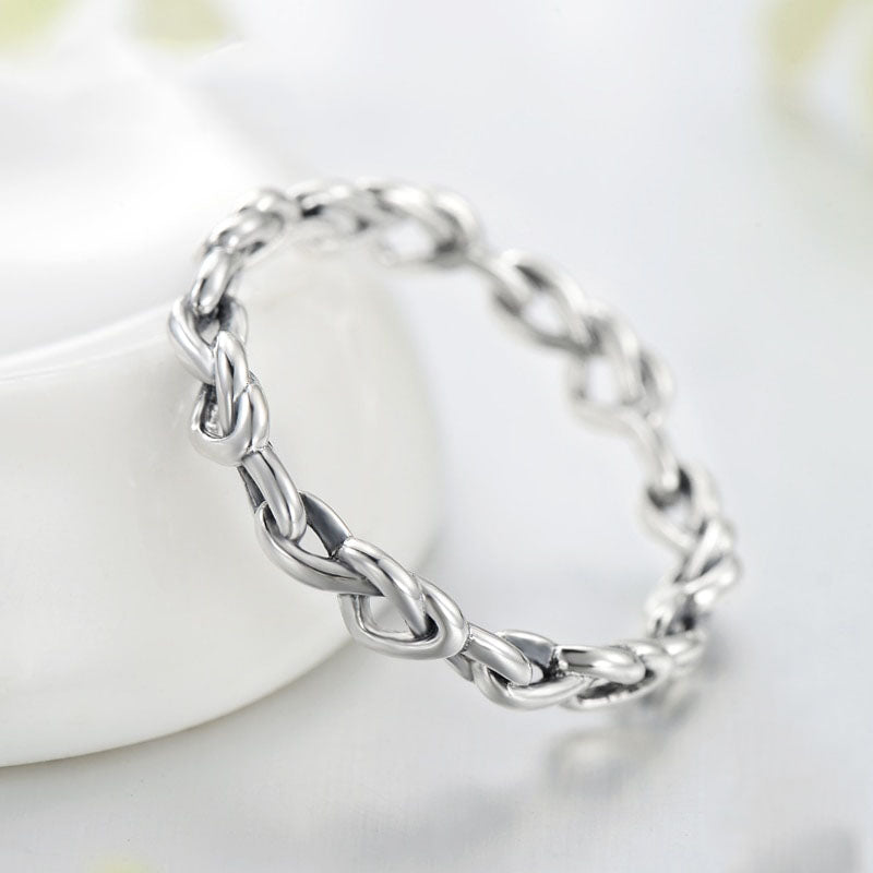 Knot Hearts Ring (With Description Letter)