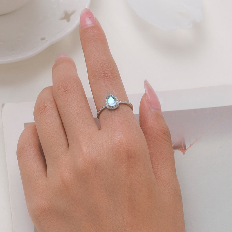 Lily Moonstone Ring