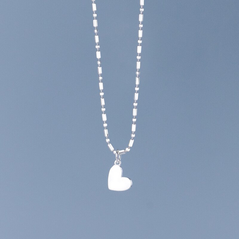 Mini Rainbow Color Heart Necklace