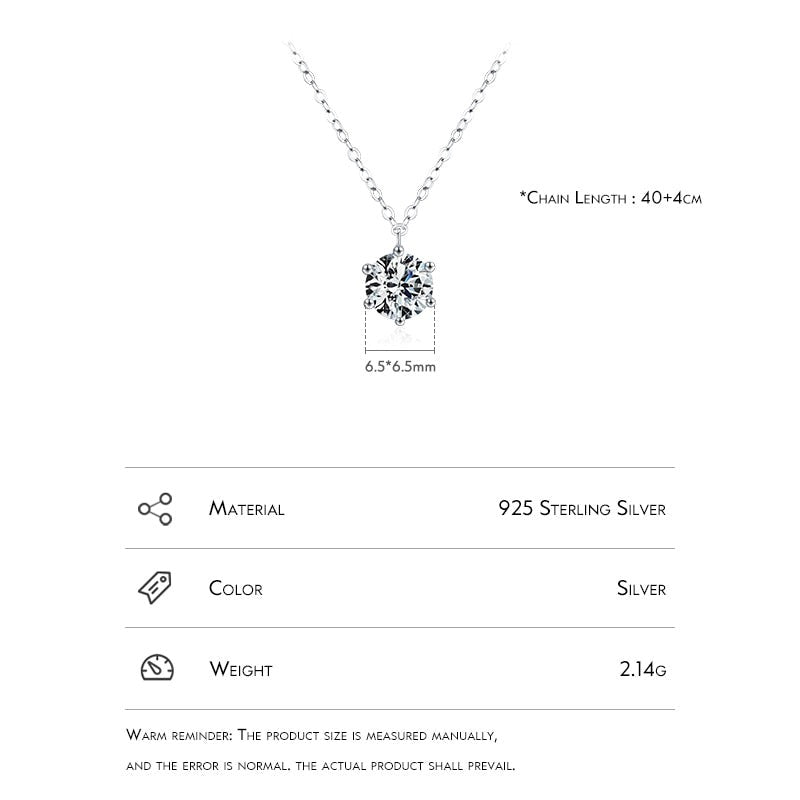 Sparkling Round Necklace - RawaJewels