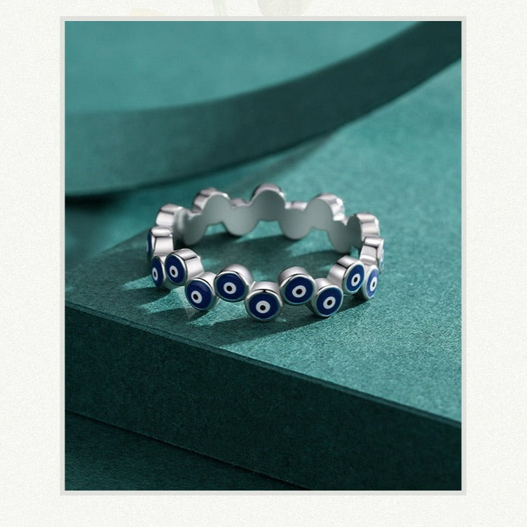Blue Eyes Ring - RawaJewels