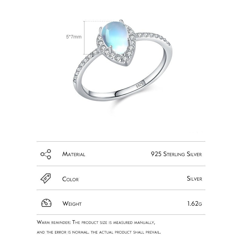 Lily Moonstone Ring