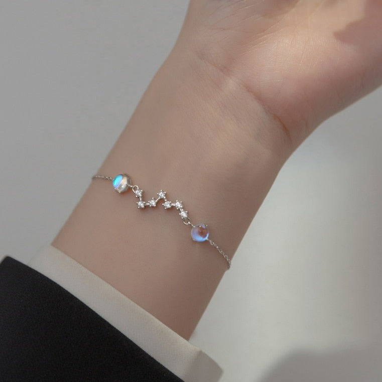 Moonstone Stars Bracelet