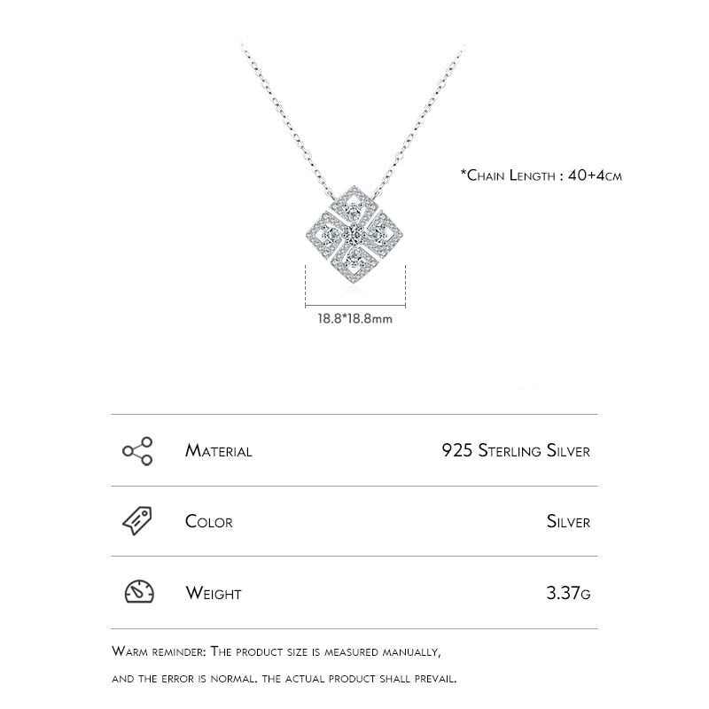 Luxury Square Necklace - RawaJewels