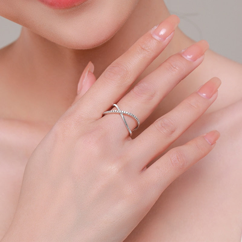 Crossed Path Ring