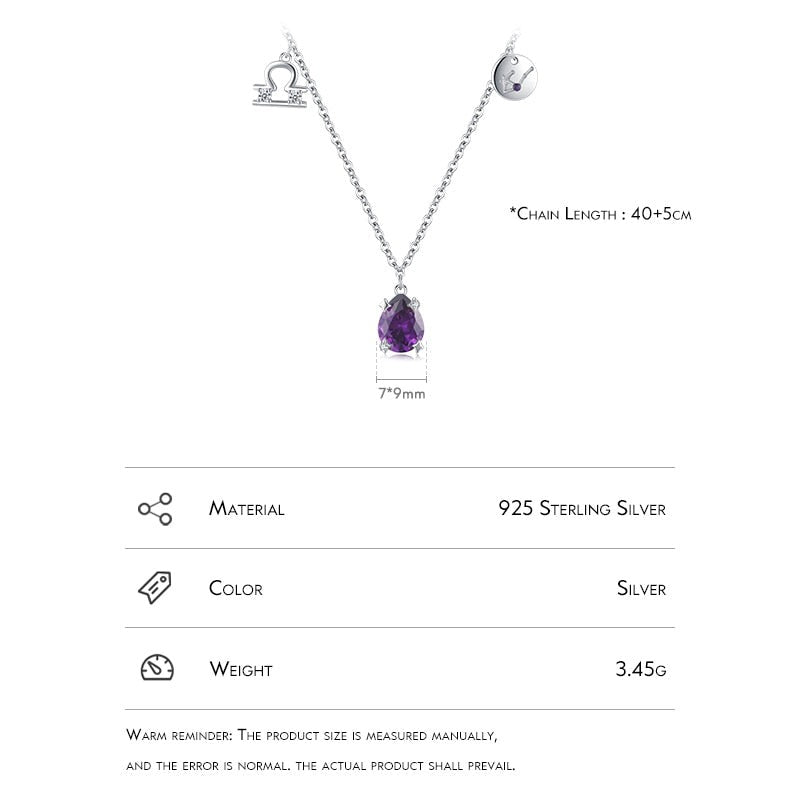 Constellation Libra Necklace - RawaJewels