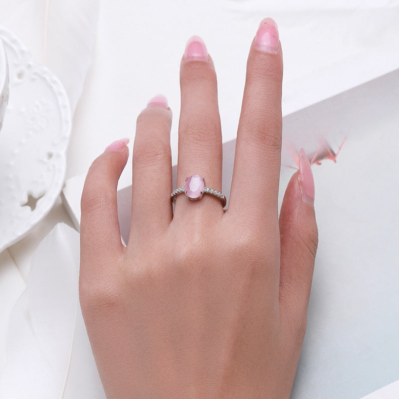 Pink Opal Ring