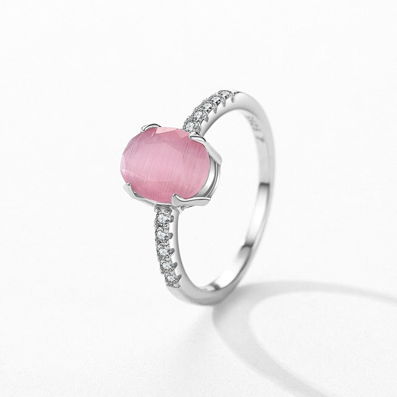 Pink Opal Ring