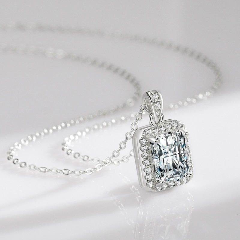 Rectangle Sparkling Necklace - RawaJewels