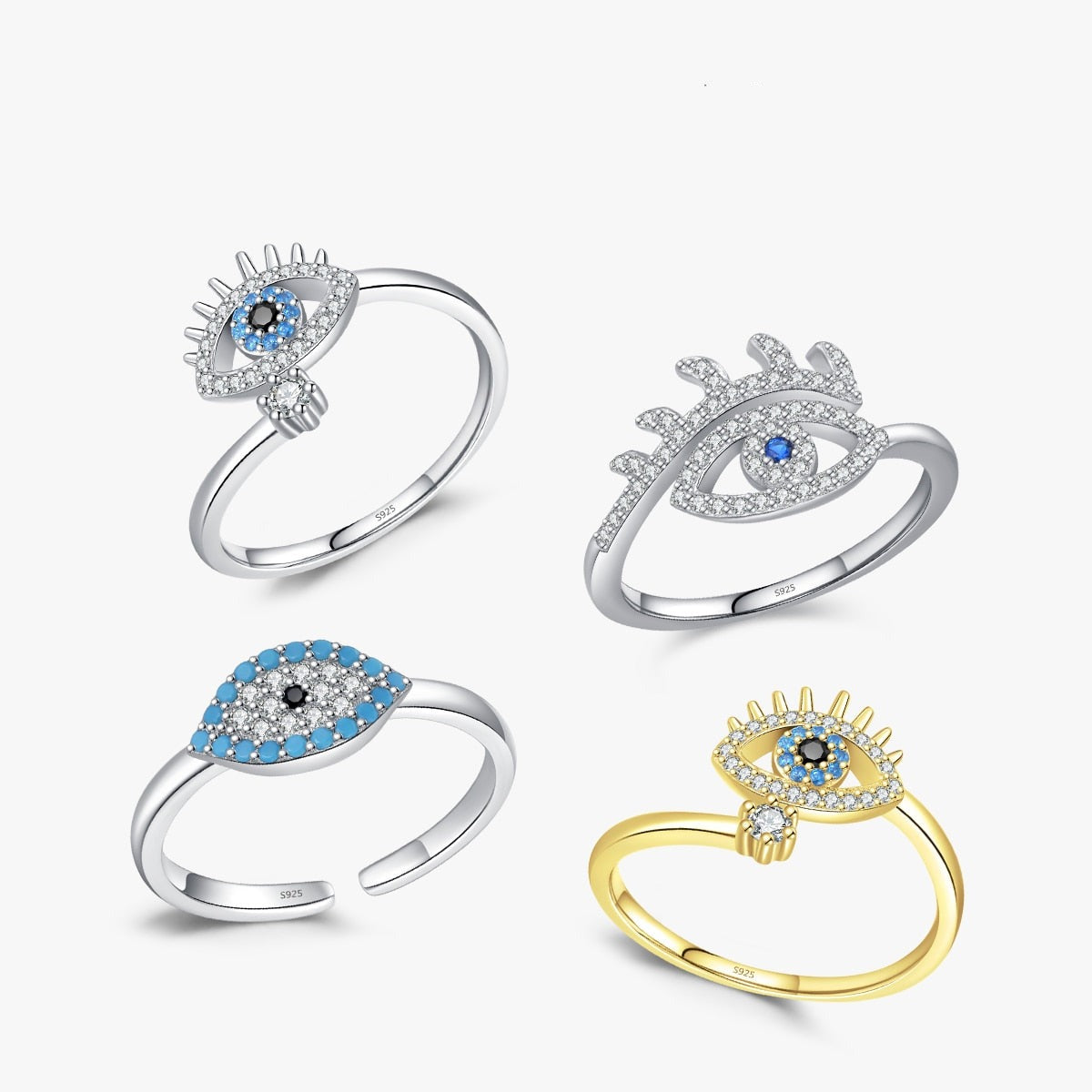 Trendy Blue Eye Turquoise Ring