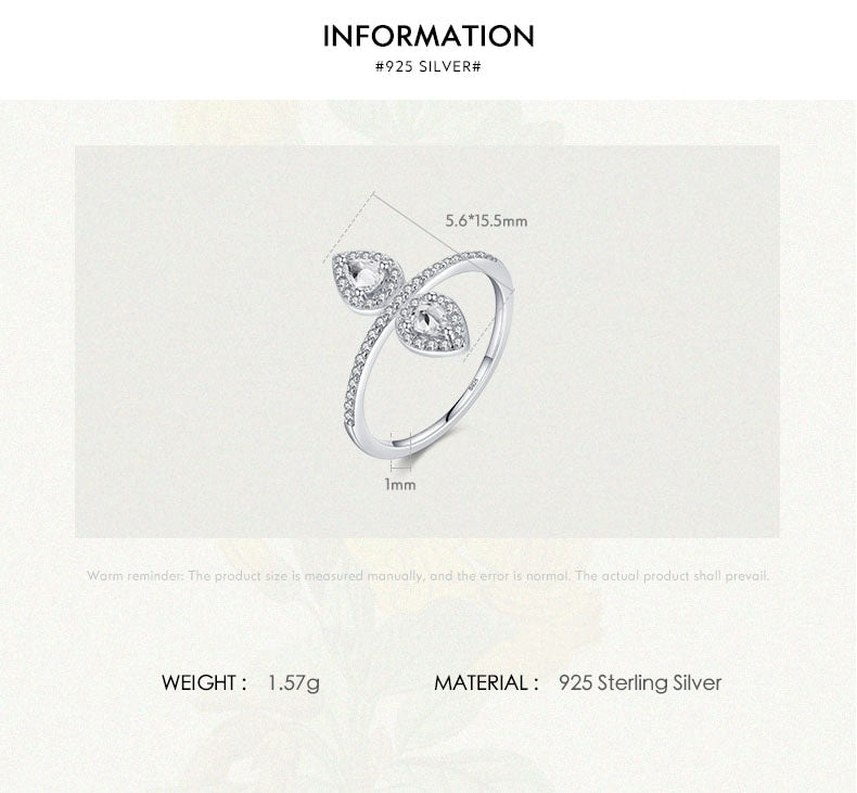 Water Drop Shape Ring - RawaJewels