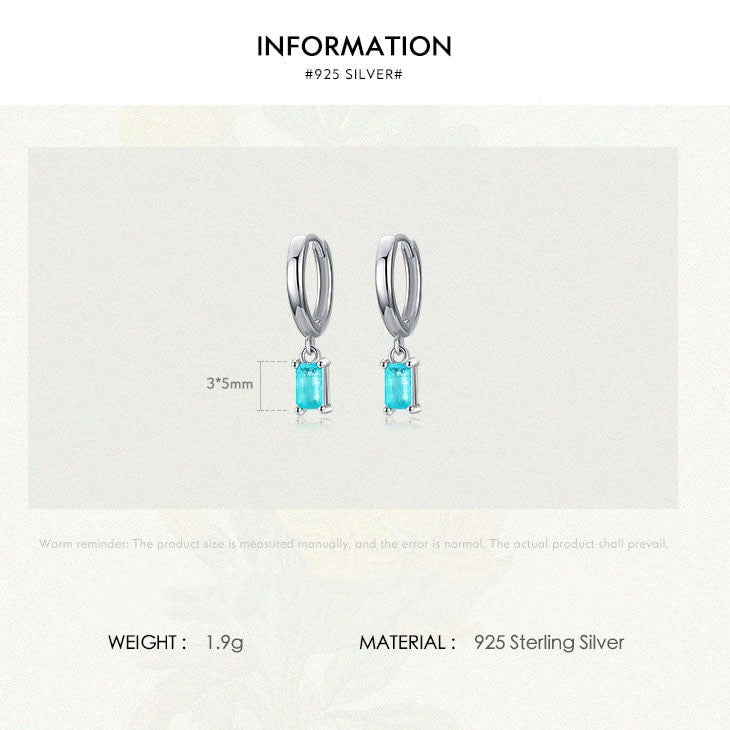 Tourmaline Hoop Earrings - RawaJewels