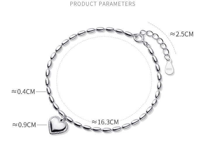 Heart Bracelet - RawaJewels
