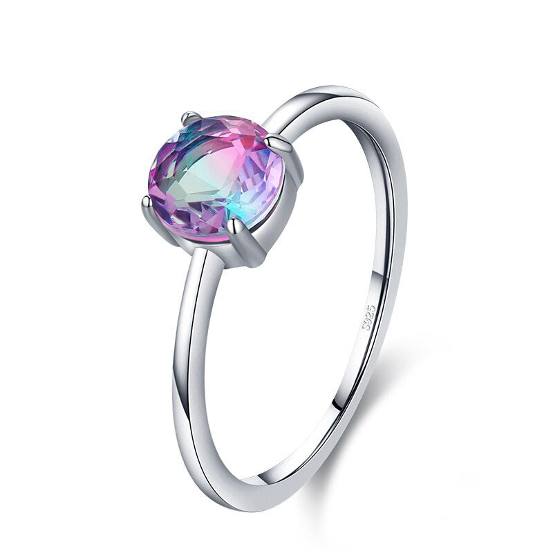 Round Candy Tourmaline Ring - RawaJewels