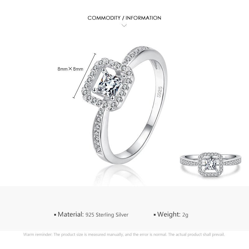 Twinkling Square Ring - RawaJewels